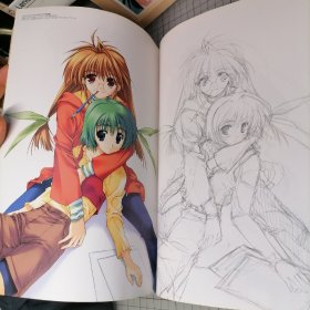日版 COMIC PARTY VISUAL FUN BOOK こみっくパーティー ビジュアルファンブック 漫画同人会 视觉粉丝书 みつみ美里/甘露树/中村毅 角色设计&原画 资料设定集画集