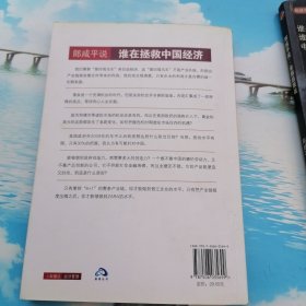 郎咸平说：谁在拯救中国经济：复苏的背后和萧条的亮点