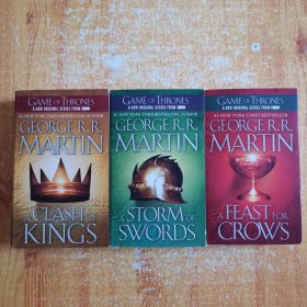 A Clash of Kings ＋A Storm of Swords：A Song of Ice and Fire ＋A Feast for Crows：A Song of Ice and Fire（3本）