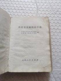 农村常见病防治手册