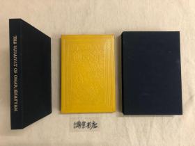 鲁拜集 1935年豪华皮面精装本，插画家Valenti Angelo亲笔签名，带精美双函套，限量发售1500本，rubaiyat
