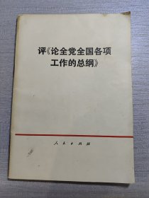 评《全党全国各项工作的总纲》