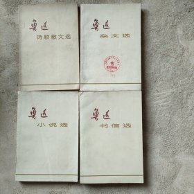 鲁迅杂文选+鲁迅书信选+鲁迅小说选+鲁迅诗歌散文选 全四册合售