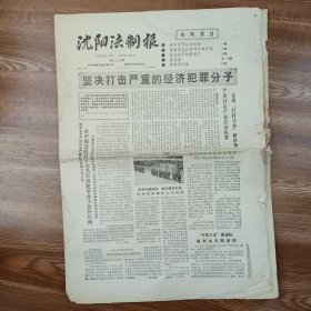 1985年，沈阳法制报，第14、15期。少！