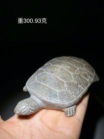 旧藏，和田玉玉龟一只。