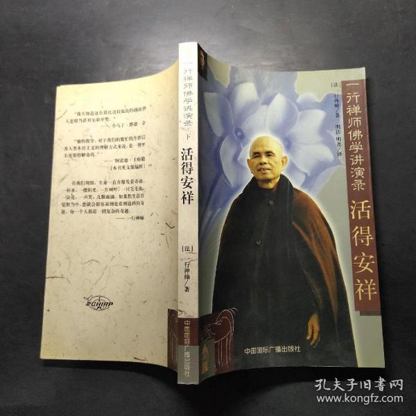 一行禅师佛学讲演录：一行禅师佛学讲演录(下册)