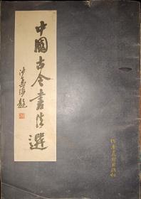 中国古今书法选[8开 本书包括现代，古代名家书法作品224件]