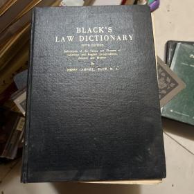 BLACK'S LAW DICTIONARY