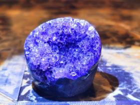 特惠摆件石帝王紫水晶石摆件颜色超正奇石特惠！