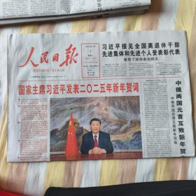 人民日报2025年1月1日