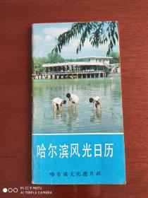 哈尔滨风光日历    小册子未使用   哈尔滨文化图片社