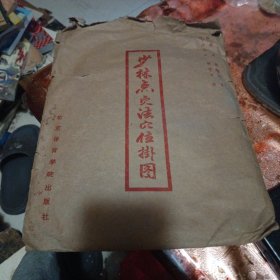 少林点穴法穴位掛图四张全