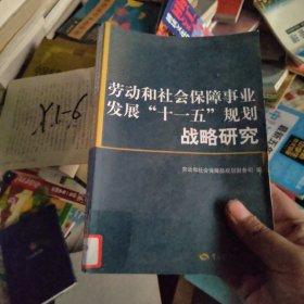 勞動和社會保障事業(yè)發(fā)展“十一五”規(guī)劃戰(zhàn)略研究