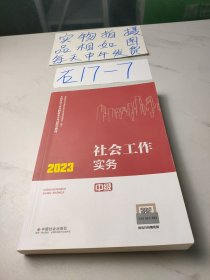 社会工作实务（中级教材）2023年 社工中级 中国社会出版社 社会工作23中级