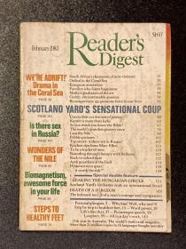 Reader’s Digest 读者文摘 美国原版 1983年2月