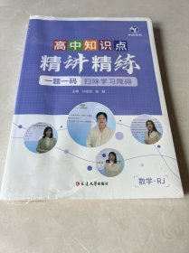 高中知识点 精讲精练 一题一码 扫除学习障碍  数学人教版（未拆封）