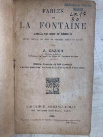 Fables de La Fontaine（法语原版）