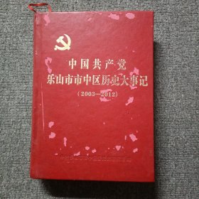 中国共产党乐山市市中区历史大事记（2003-2012）