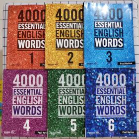 4000 Essential English Words 1.2.3.4.5.6 六册合售