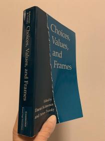 现货 英文原版   Choices, Values, and Frames  选择、价值与决策  丹尼尔·卡尼曼