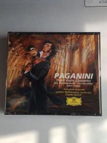 德国首版“企鹅”三星/迪图瓦&阿卡多《帕格尼尼小提琴协奏曲》ACCARDO &PAGANINI ：The 6 Violin Concertos 绝版3CD全新拆封**在那个版本中，阿卡多比较充分地展示了他那以臻炉火纯青的小提琴演奏技巧，运弓凌厉，乐曲起伏大，听起来让人觉得酣畅淋漓，过瘾解渴。而且，值得一提的是，那版录音的音响效果极为出色，动态大，高音好，低音足，经常被用来作考验视听器材的试音碟片。