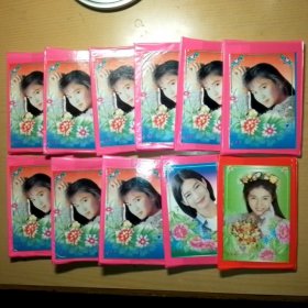 老日记本，老笔记本（11本合售）90年代明星笔记本，封面人物：温碧霞、杨彩妮、赵学而，库存品未使用