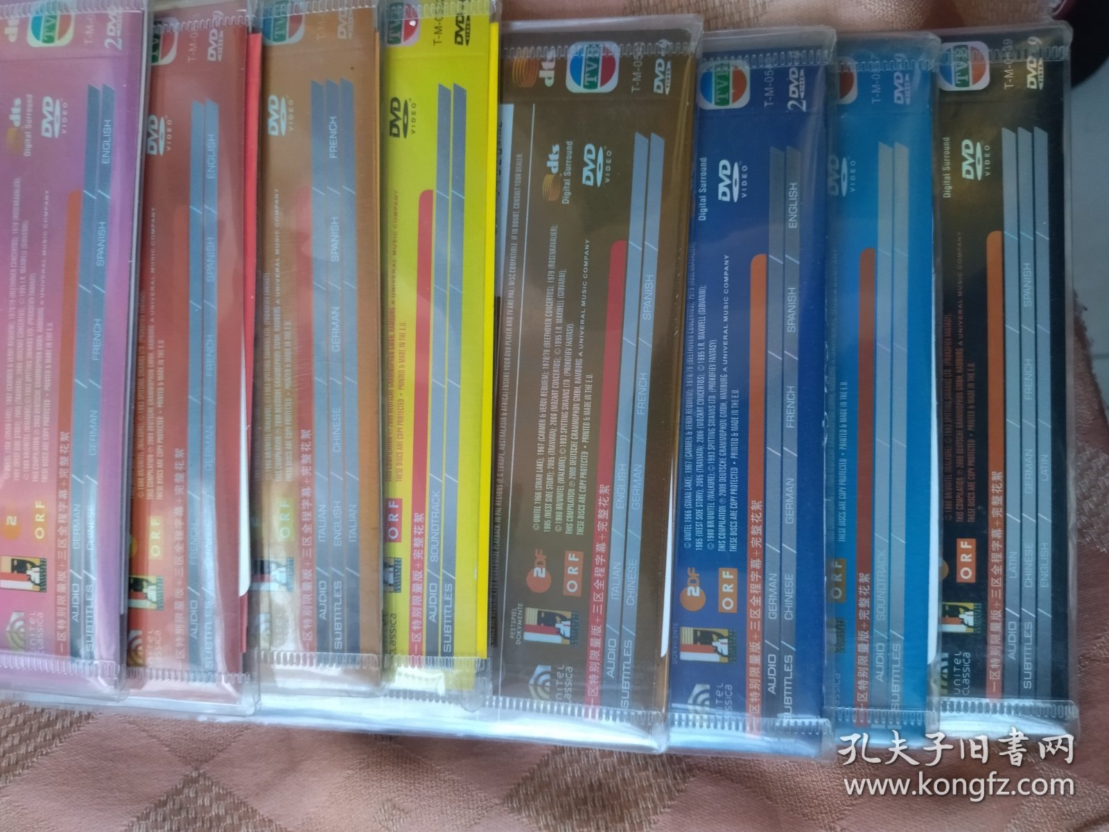 DG111周年 DVD9，DG唱片111周年，古典音乐有歌舞剧 芭蕾等，名家名曲，8部10张碟