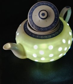 中国景德镇七八十年代旧藏瓷器茶壶