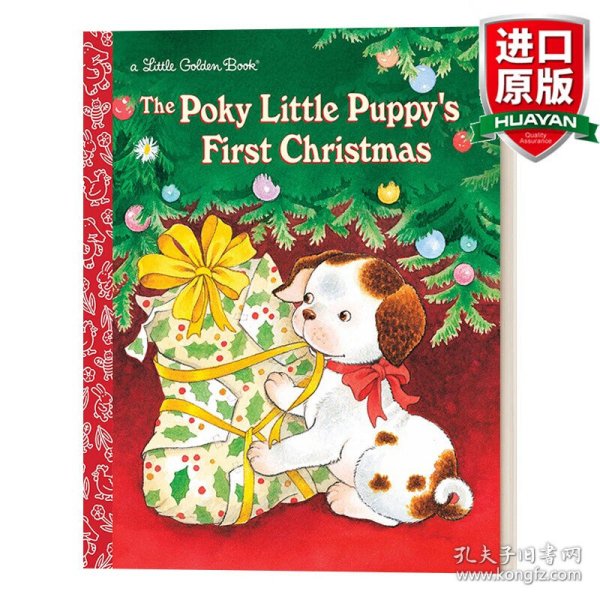 The Poky Little Puppy's First Christmas (Little Golden Book)  小狗伯奇的第一个圣诞节