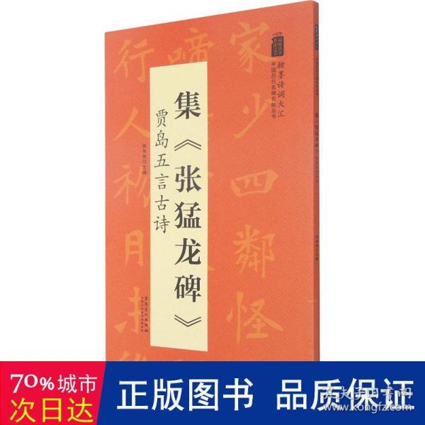 翰墨诗词大汇——中国历代名碑名帖丛书集《张猛龙碑》贾岛五言古诗