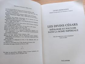 法文书 Les divins Césars : Idéologie et pouvoir dans la Rome impériale de Lucien Jerphagnon  (Auteur)