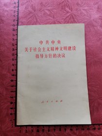 中共中央关于社会主义精神文明建设指导方针的决议