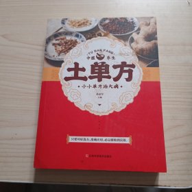 土单方 中医书籍养生偏方大全民间老偏方美容养颜常见病防治 保健食疗偏方秘方大全小偏方老偏方中医健康养生保健疗法