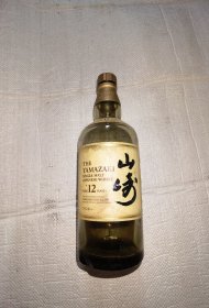山崎酒瓶实物图片按图发货偏远地区邮费再议底有点磕