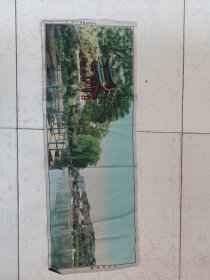 丝织丝绸画，杭州都锦生丝织厂，孤山内西湖