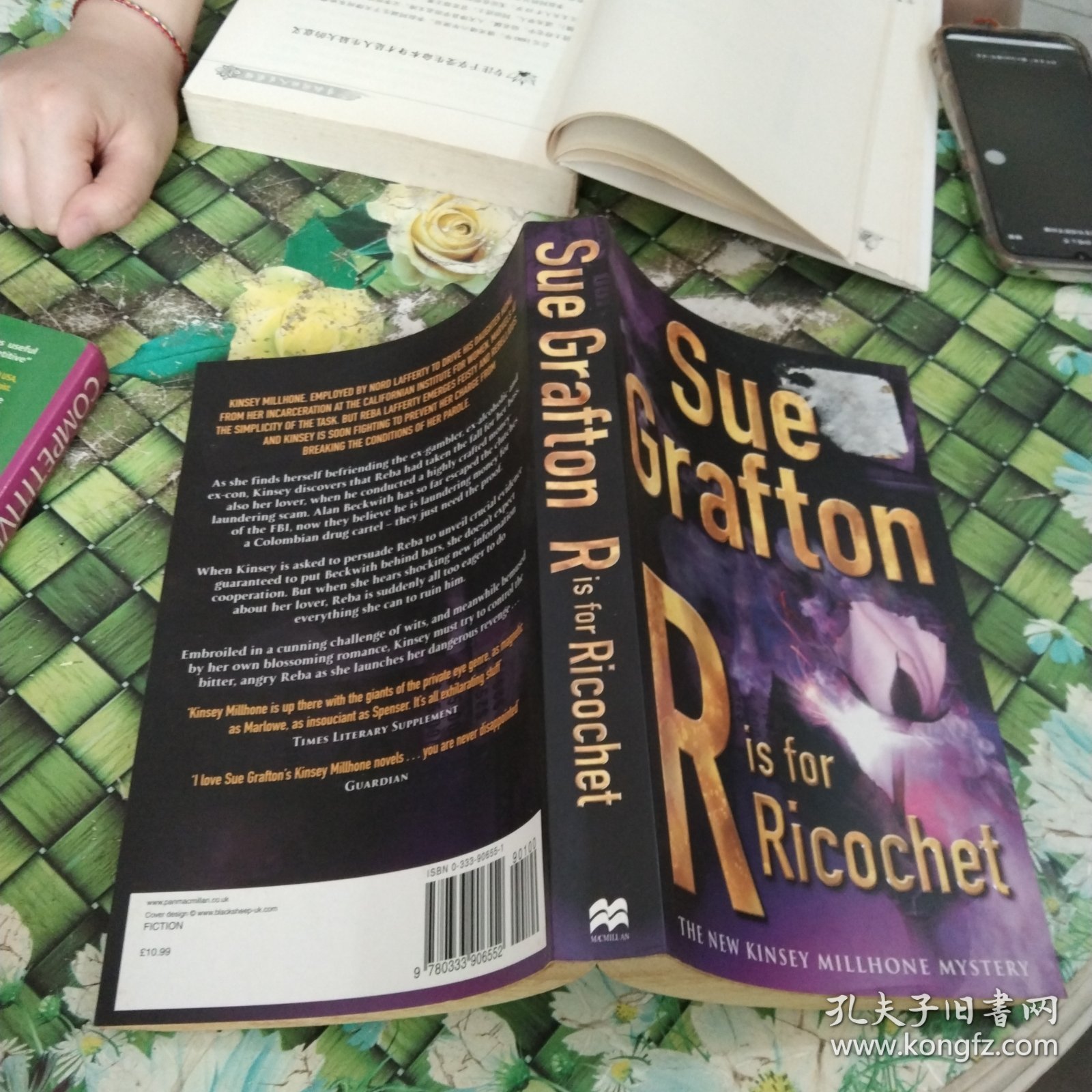 Sue Grafton Ris for Ricochet 9780333906552 正版无笔迹