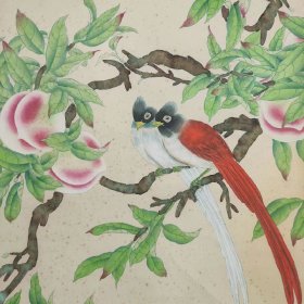 王蒙画作鸟语花香