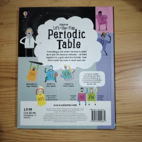 元素周期表 英文原版 Lift-The-Flap Periodic Table STEM翻翻书 英文版儿童英语趣味科学 精装 进口原版书籍