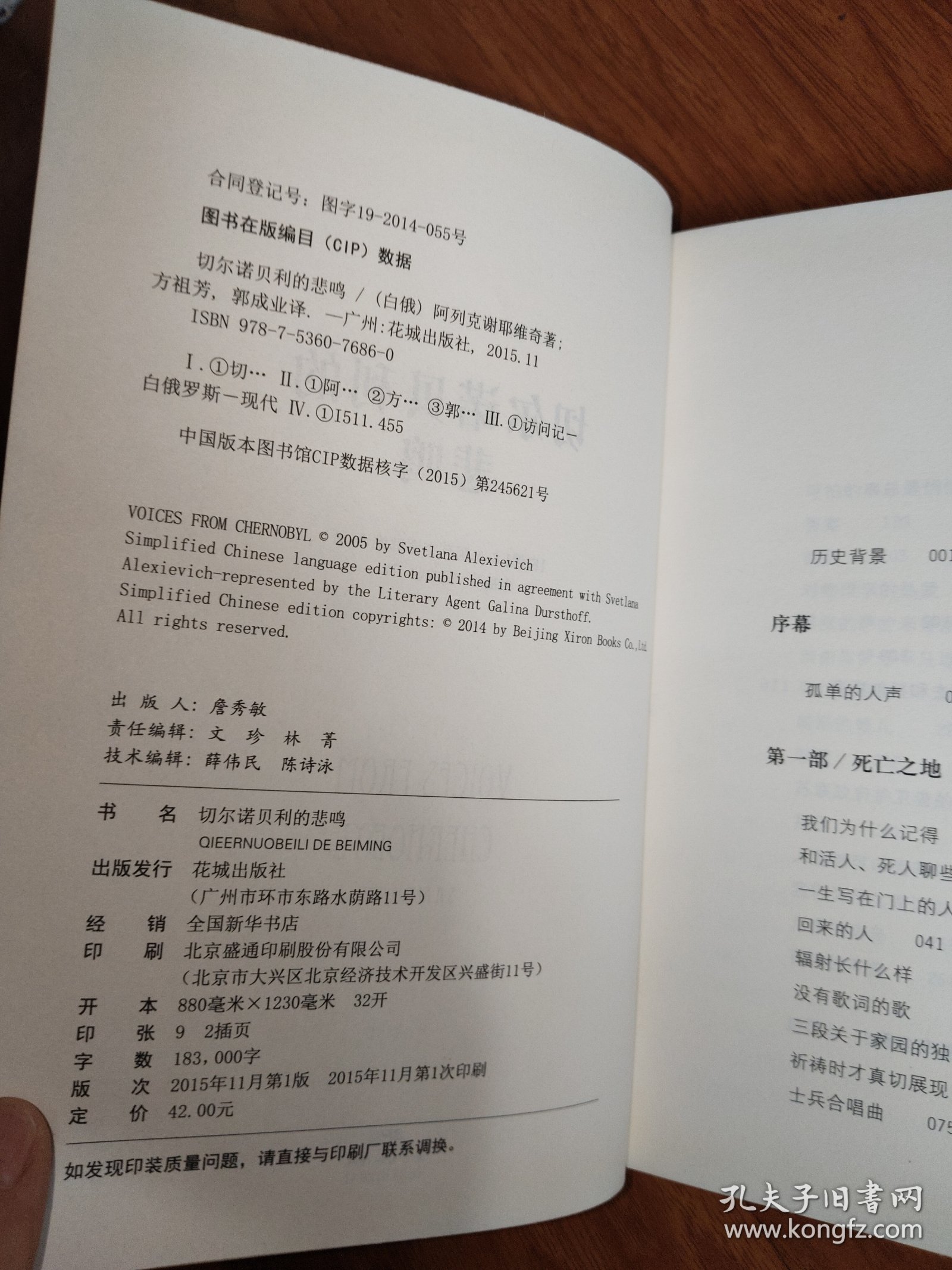 切尔诺贝利的悲鸣