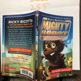 英文原版 Ricky Ricotta's Mighty Robot Vs. the Stupid Stinkbugs 儿童英语原版绘本