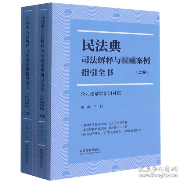 民法典司法解释与权威案例指引全书（含司法解释新旧对照）（上下册）