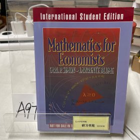 現(xiàn)貨實(shí)拍：英文原版 Mathematics for Economists 經(jīng)濟(jì)學(xué)數(shù)學(xué) 國(guó)際學(xué)生版 卡爾·西蒙 勞倫斯·布魯姆 英文版 進(jìn)口英語(yǔ)原版書籍
