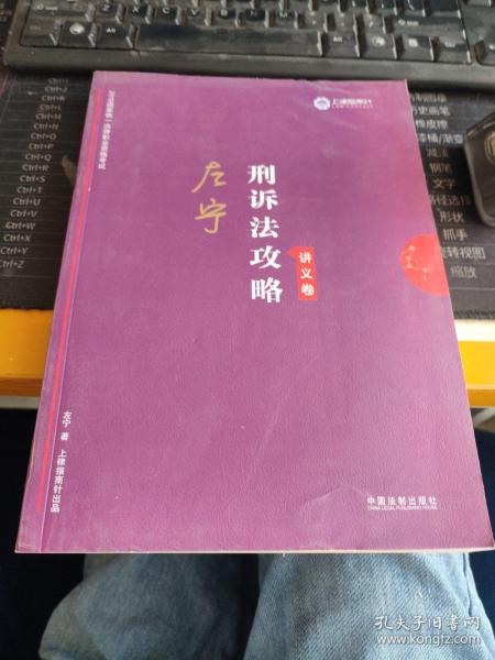 司法考试2019 上律指南针 2019国家统一法律职业资格考试：左宁刑诉法攻略·讲义卷