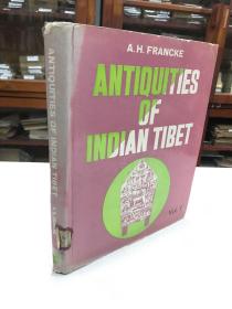 傅斯年的藏文老师 德国藏学家弗兰克（A.H.Francke）《Antiquities of Indian Tibet》 印藏古物考 第一册第二册两册合售 多图 珍贵文献