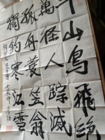 軍醫(yī)教授劉彥仿書法作品2