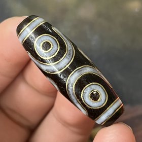 高油包浆镶嵌六眼天珠（X）