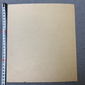 日本回流色纸,卡纸画,手绘彩墨画,27*24cm,梅花图