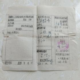 1976年转诊介绍信