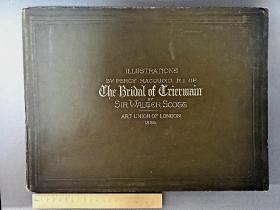 【铜版画】1886年The Bridal of Triermain. By Sir Walter Scott. Illustrated by Percy MacQuoid, R. I.