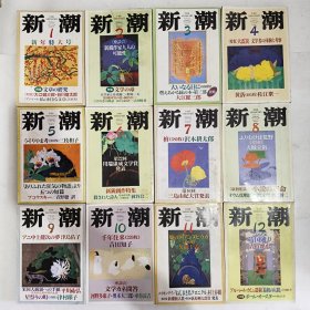 ◇日文原版小说集 新潮 1995年1月特大号至12月号 (12本合售)